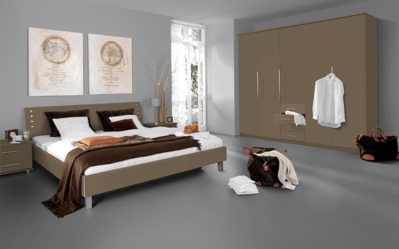 Saturn Gloss Cappucino Bedroom